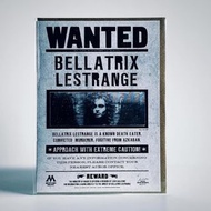 Harry Potter 東京哈利波特影城 貝拉·雷斯壯 Bellatrix Lestrange 立體懸賞海報造型 卡片 明信片 信封