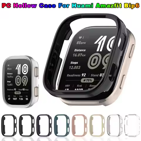 PC Hollow Case For Huami Amazfit Bip 6 Watch Protective Cases Cover For Xiaomi Huami Amazfit Bip6 Sh