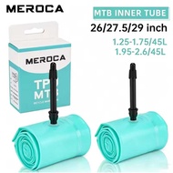 MEROCA Inner Tire TPU Ultralight 26 27.5 29 Inch er Tire Width 1.25 - 1.75 - 1.95 - 2.6 mm Presta FV
