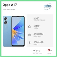 OppO A17 Ram 4/64 Baru / New ResMi