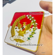 DPR RI Plate Emblem Brass Metal Material 3mm Thick PREMIUM DPR RI Car Plate Emblem