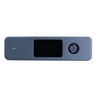 SSD Hard Drive Case 10Gbps Portable SSD Case M-Key B +M Key SSD Hard Drive Enclosure Visual Fingerpr
