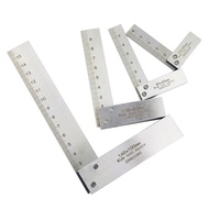 【100%-original】 63x40mm 160x100mm Machinist Square 90 Degree Right Angle Engineer Set Precision Ground Steel Hardened Angle Ruler Square Ruler