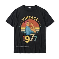1977 Birthday Shirt Classic Retro Style Vintage Shirt T-Shirt Special Men T-Shirts Cotton Shirts Fam