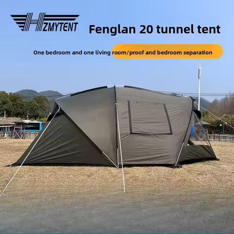 Outdoor Camping Folding Portable Peakland Tunnel Tent Camping 210T Hiking Family Waterproof 210T Pol