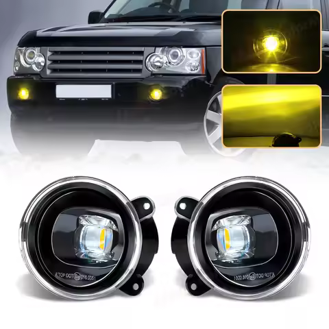 LED Fog Lights For Land Rover Discovery 2 3 Range Rover Sport L322 H11 3000K White Headlight Driving