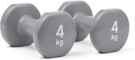 Reebok Dumbbell Hand Weights Set of 2, 2.2, 4.6, 6.6, 6.6, 6.6, 6.6, 11.0 lbs (1 kg), 4.6 lbs (1 kg)