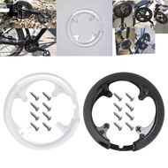 [Serenable] 42~44T Bicycle Chainring Guard with Screws, Chainring Cover, Bicycle Chainring Cover for