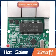 Fast Switch Mini 3 Port Ethernet Switch 10 / 100mbps Network Switch Hub Pcb Module Board for System 