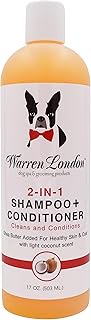 Warren London 2 in1 Pet Shampoo and Conditioner for Dogs, Puppys, & Cats | Best Dog Shampoo and Cond