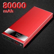 ALITwo-way Fast Charging Power Bank Portable 80000mAh Charger High Capacity Digital Display External Battery Pack for Xi