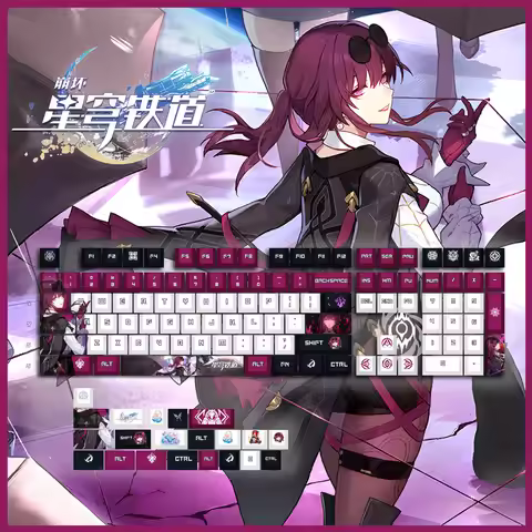 Varmilo Customization Honkai: Star Rail Kafka Firefly 3mode Wireless Mechanical Keyboard RGB backlig