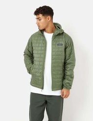 Patagonia Men's Nano Puff Hoody Jacket Green Size S