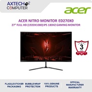 Acer Nitro ED270X0 27" FHD 180Hz VA Gaming Monitor ( DP, HDMI, 3 Yrs Wrty )