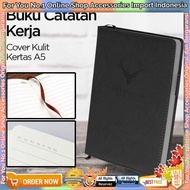 Tlevino Work Note Book Notebooks Cover Leather Paper A5 4U CW4U5025