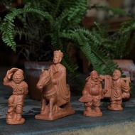 Journey to the West Statue Set - 4 Monks and Disciples inviting Sutras - TTT79