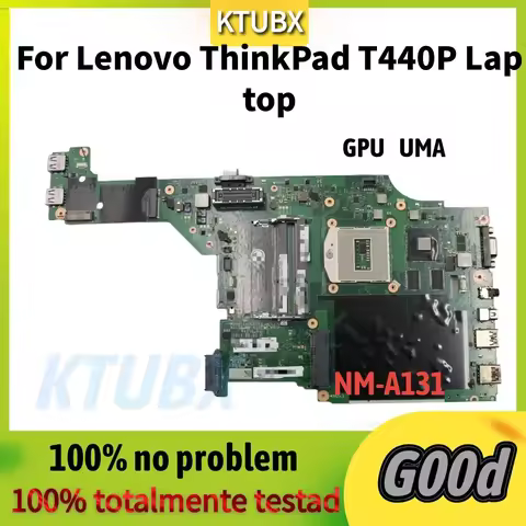 NM-A131 Motherboard . For Lenovo ThinkPad T440P Laptop Motherboard.UMA DDR3 .100% Test