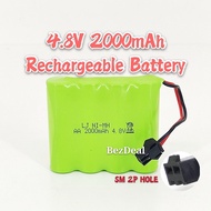 4.8V 2000mAh Rc Car Rechargeable Battery