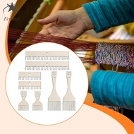 [Fenteer] Wooden Loom Comb Kit, DIY Weaving Tools, Weaving Crafts, Upholstery Fringe Comb