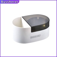 Byssherer Wall Mounted Ashtray Toilet Creative Wall-mounted Ash Tray With Cover Non-perforated Stainless Steel Ashtray for Toilet Smoking Area