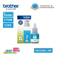 Brother Ink (Original) (Cyan) BT5000C for DCP-T300, T310, T500W, T700W, T710W, MFC-T800W Printer, (Not Compatible on DCP-T710W)