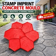 Concrete Stamp Mould | Imprint Pattern Mold for Driveway Patio Pathway Garden Floor DIY Paving Tool