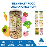 Begin Baby Food Rice Puffs 60g/100g/120g - Organic, Crunchy, Healthy Snack