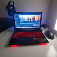 เกมมิ่ง โน๊ตบุ๊ค  MSI GL63 8SD-470TH จอ 15.6นิ้ว CPU core i7 GPU gtx 1660ti RAM อัพเพิ่ม32Gb  m.2 ss
