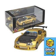 BM Creations Toyota Supra (JZA80) X Top Secret - Gold  (Hong Kong Toy Car Salon 2024) 1/64 Đồ chơi m