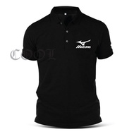 Mizuno Golf Sporting Polo Tee T-Shirt EMBROIDERY Logo EDR-078