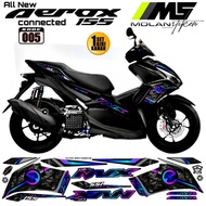 Decal Sticker Striping Variations Aerox New NVX 155 All New Aerox 155 Connected Aerox 155 Vva Aerox 