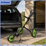 Acituna Compact Foldable Golf Bag Trolley Sturdy Folding Golf Trolley for Golfers