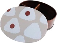 J-kitchens Lunch Box with Rice Resistant to Hardening Function, 7.1 x 5.3 x 2.7 inches (18 x 13.5 x 