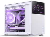 D31 MESH SC White Micro Computer Case with Screen, M-ATX/ITX Mainboard/Support RTX 4090(335-400mm) G
