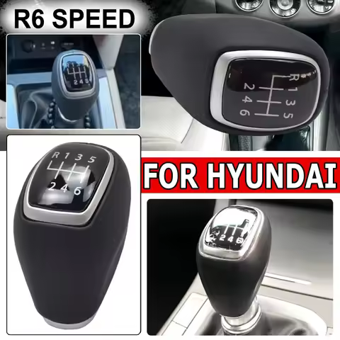 For Hyundai Tucson TL I30 I20 Getz Venue Elantra AD Accent Verna 6 Speed Gear Shift Knob Stick Head 