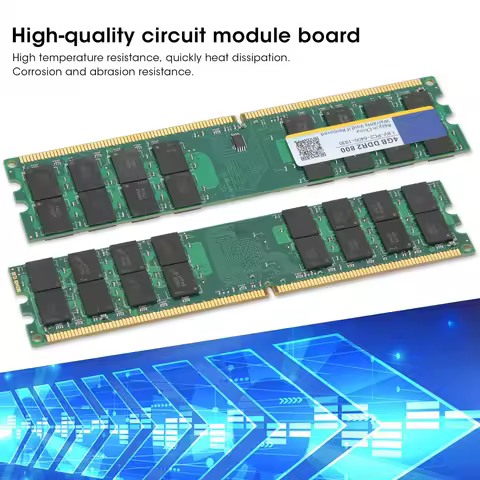 800Mhz Memory PC2‑6400 Memory Xiede Desktop Computer Memory Bar Module DDR2 4GB 800Mhz PC2‑6400 1.8V