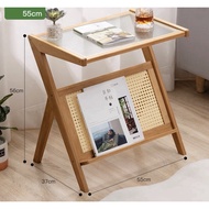 GoodLuck โต๊ะทำงาน โต๊ะคอม โต๊ะข้างเตียง ที่วางโน้ตบุ๊ก วางของอเนกประสงค์ สามารถปรับระดับ t66