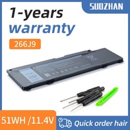 SUOZHAN 266J9 Laptop Battery For Dell G3 15 3590 3500 G5 15 5500 5505 Inspiron 14 5490 Series M4GWP 