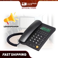 Desktop Corded Phone L019 with Caller ID & Loudspeaker Maxis TM Unifi Home Office Hotel Landline Tel