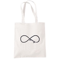 Forever Young infinity #2  帆布包 購物袋 米白 環保 幾何 文青