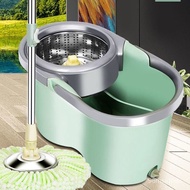 【TikTok】Mop Bucket Factory Wholesale Rotating Hand-Free Mop Rotating Household Thickened Mop Bucket Convenient Household