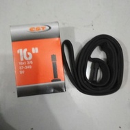 Folding bicycle inner tube 16 x 1 3/8 349 CST AV valve