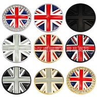 Unique Rice Flag Car Motorcycle 3D Three-Dimensional Modified Metal Label Car Scratch Sticker Car Ta