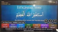 JAM SOLAT TV HD - PRAY TIME CLOCK PRAYER TIME TV DISPLAY FOR MASJID SURAU HOME OFFICE UPDATE BY JAKI