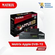 STB Matrix Apple Merah Set Top Box TV Digital DVB T2 Matrix Apple HD