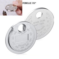 LIVESTAR 0.6-2.4mm Range Spark Plug Gage Gap Tool Car Feeler Spark Plug Gap Coin-Type Measurement To