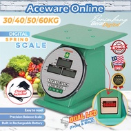 30KG 40KG 50KG 60KG Digital Spring Scale Double Display Weight Electronic Rechargeable Weighing Pric