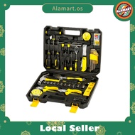 98pcs Combination Socket Wrench Set Ratchet Spanner Tools Set Metal Tool Box Set 98件套工具箱套裝