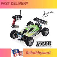 Remote Control Car, Wltoys A959B 2.4GHZ Upgraded 540 Brush Motor 70km/h High Speed 1:18 4D RC Car Ve