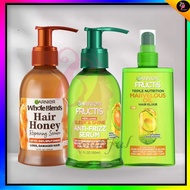 Garnier Fructis Anti-Frizz Soothing Serum Sleek & Shine Hair Oil/Triple Nutrition Marvelous Oil 150m